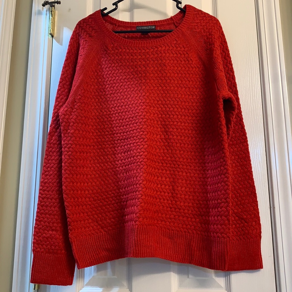 Women’s red sweater size XL